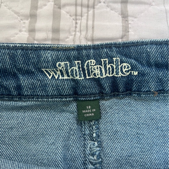 Wild Fable two toned denim skirt - Picture 2 of 3